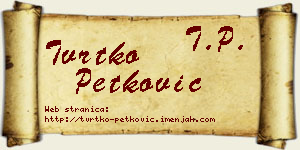 Tvrtko Petković vizit kartica